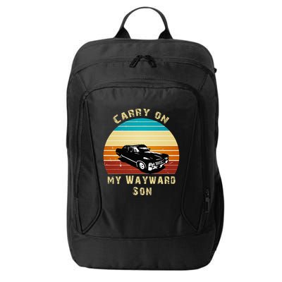 Carry On My Wayward Son Vintage City Backpack