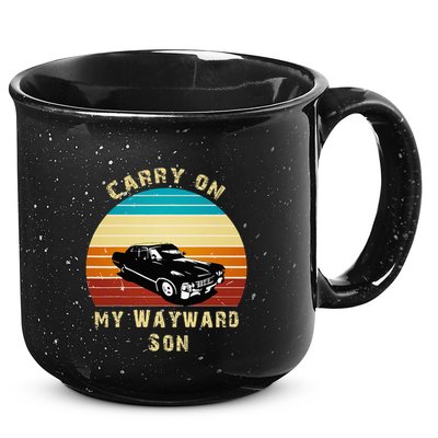 Carry On My Wayward Son Vintage 15oz Campfire Ceramic Mug