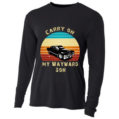 Carry On My Wayward Son Vintage Cooling Performance Long Sleeve Crew