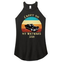 Carry On My Wayward Son Vintage Women's Perfect Tri Rocker Tank