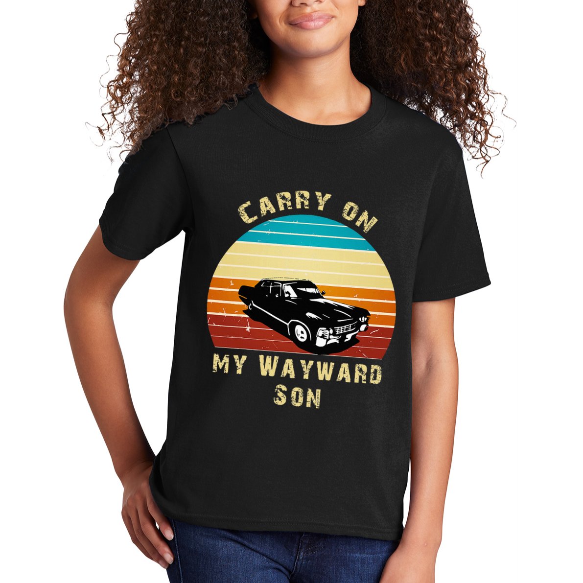 Carry On My Wayward Son Vintage Kids T-Shirt