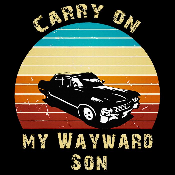 Carry On My Wayward Son Vintage Kids T-Shirt