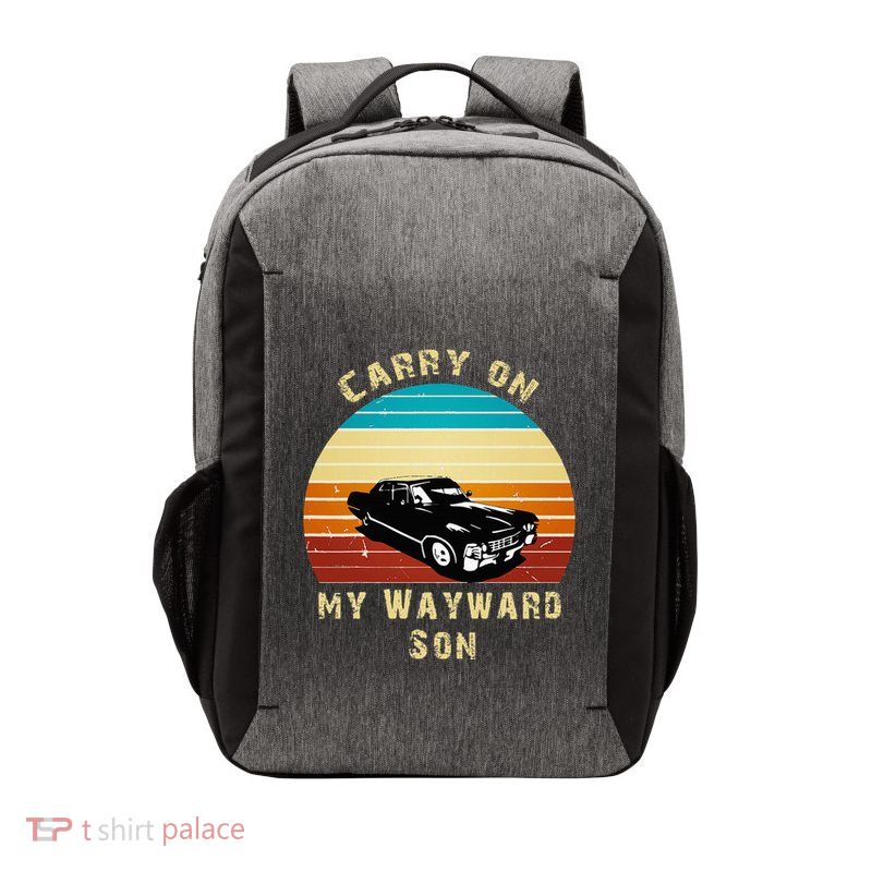 Carry On My Wayward Son Vintage Vector Backpack