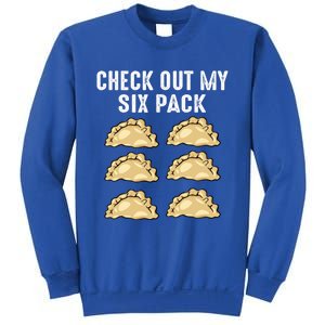 Check Out My Six Pack 6funny Giftpack Polish Pierogi Six Pack Cool Gift Sweatshirt