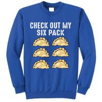 Check Out My Six Pack 6funny Giftpack Polish Pierogi Six Pack Cool Gift Sweatshirt