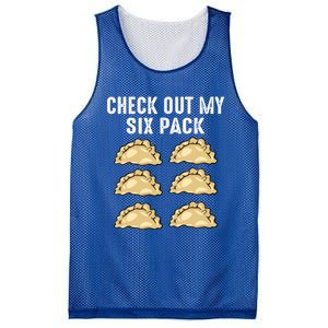 Check Out My Six Pack 6funny Giftpack Polish Pierogi Six Pack Cool Gift Mesh Reversible Basketball Jersey Tank