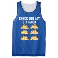 Check Out My Six Pack 6funny Giftpack Polish Pierogi Six Pack Cool Gift Mesh Reversible Basketball Jersey Tank