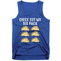 Check Out My Six Pack 6funny Giftpack Polish Pierogi Six Pack Cool Gift Tank Top