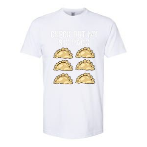 Check Out My Six Pack 6funny Giftpack Polish Pierogi Six Pack Cool Gift Softstyle CVC T-Shirt