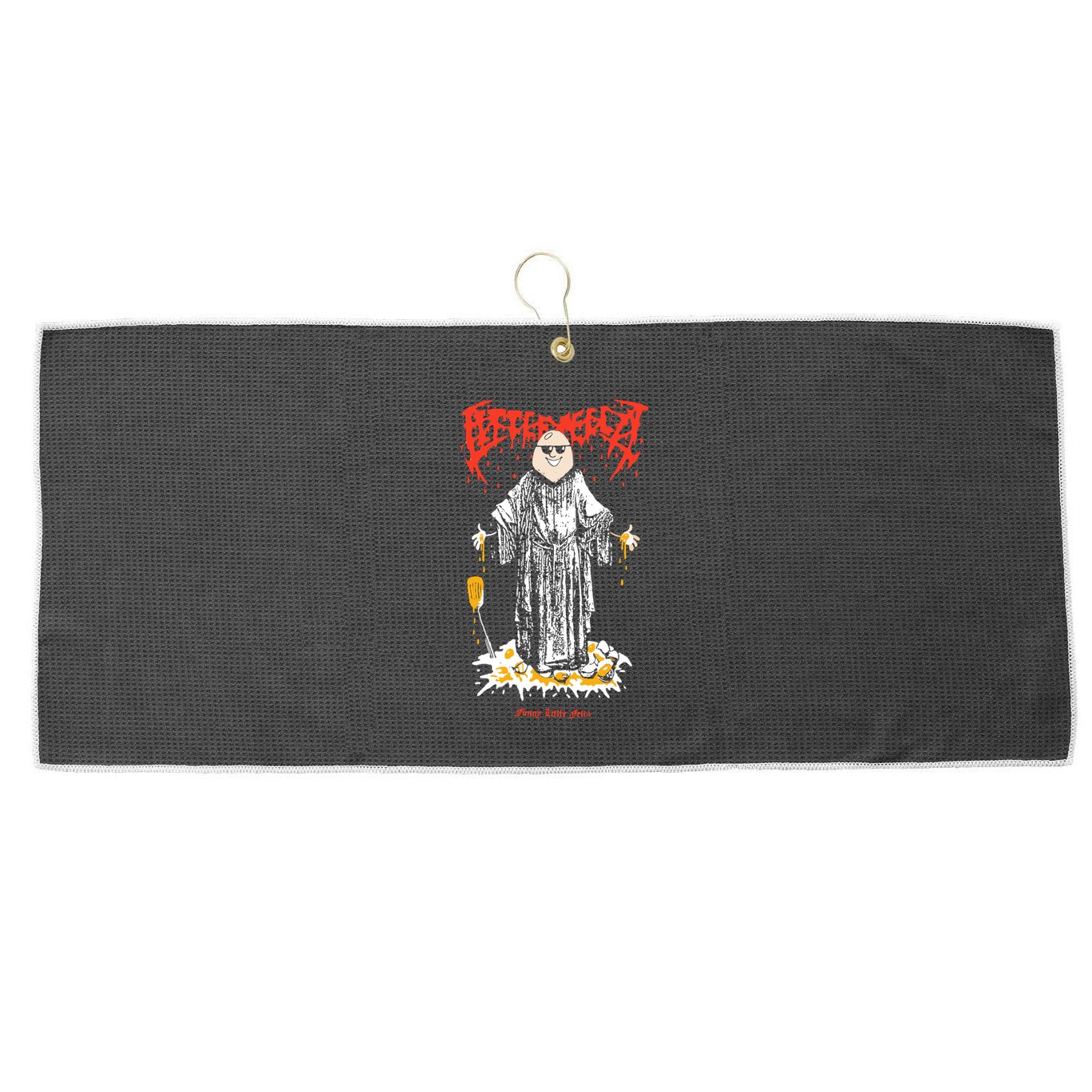 Cold Ones Merch The Metal Fella Large Microfiber Waffle Golf Towel