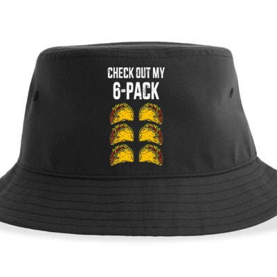 Check Out My Six 6 Pack With Tacos For Cinco De Mayo Sustainable Bucket Hat