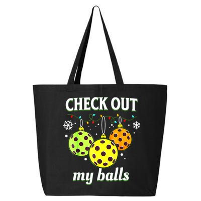 Check Out My Balls Funny Pickleball Christmas Decoration 25L Jumbo Tote