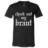 Check Out My Braut Oktoberfest V-Neck T-Shirt