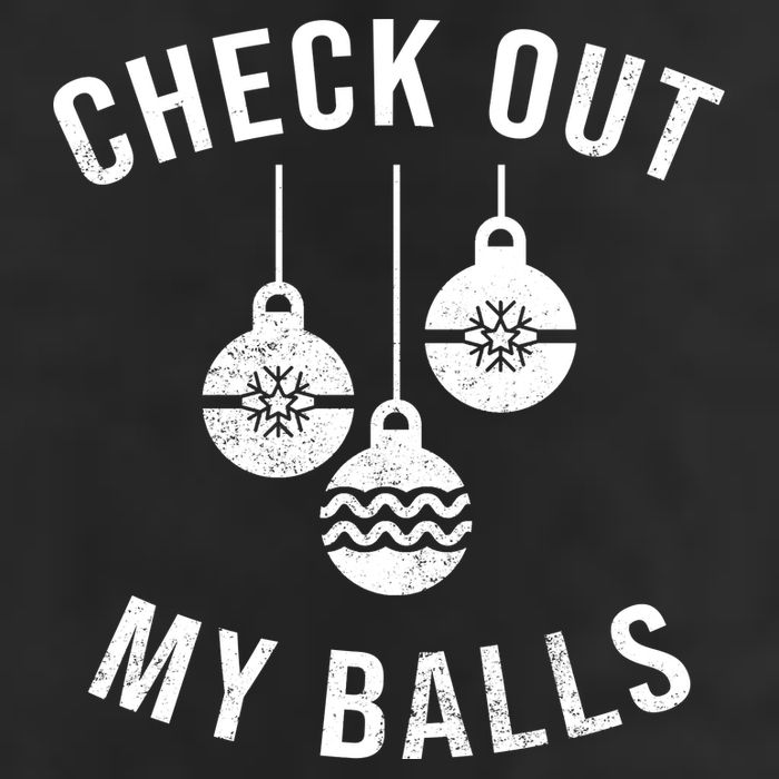 Checkout Out My Balls Funny XMas Christmas Adult Drive Performance Visor