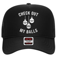 Checkout Out My Balls Funny XMas Christmas Trucker Hat