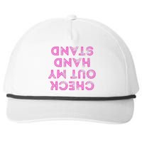 Check Out My Handstand Funny Gymnastics Gift Snapback Five-Panel Rope Hat