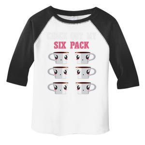 Check Out My Six 6 Pack Coffee Weightlifting 'S 'S Great Gift Toddler Fine Jersey T-Shirt