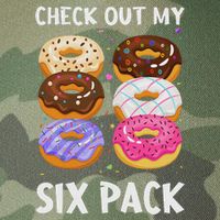 Check Out My Six Pack Donut Funny Gym Legacy Tie Dye Trucker Hat