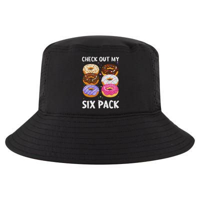 Check Out My Six Pack Donut Funny Gym Cool Comfort Performance Bucket Hat