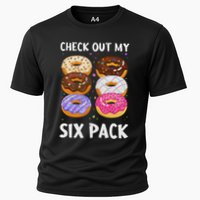Check Out My Six Pack Donut Funny Gym Cooling Performance Crew T-Shirt