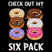 Check Out My Six Pack Donut Funny Gym Sustainable Bucket Hat