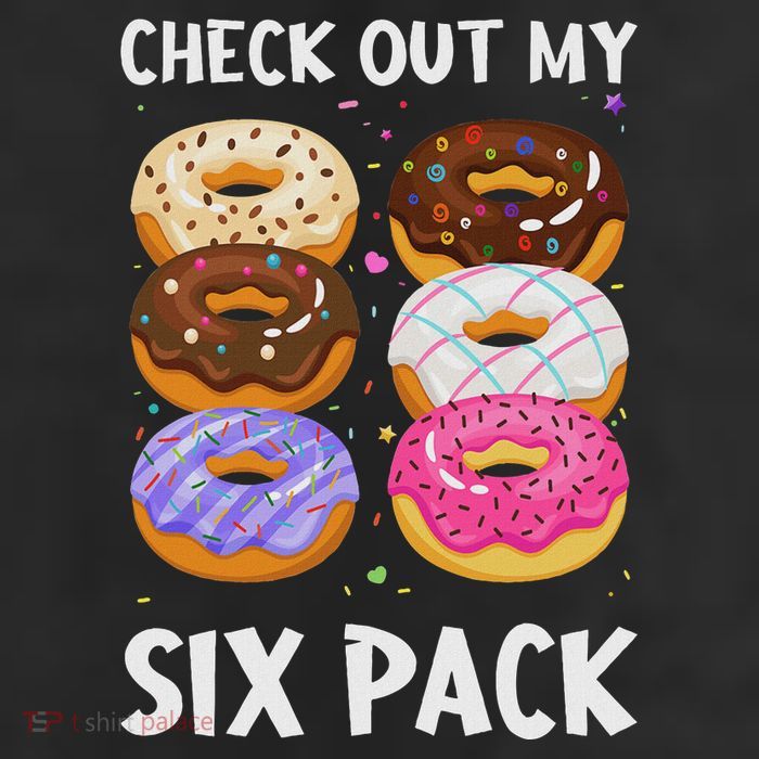 Check Out My Six Pack Donut Funny Gym 11oz C Handle Ceramic Mug