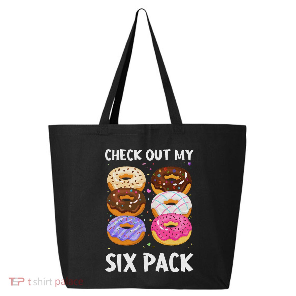 Check Out My Six Pack Donut Funny Gym 25L Jumbo Tote