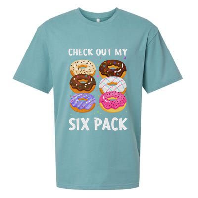 Check Out My Six Pack Donut Funny Gym Sueded Cloud Jersey T-Shirt
