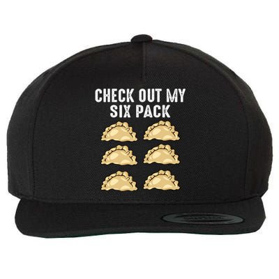 Check Out My Six Pack 6funny Giftpack Polish Pierogi Six Pack Cool Gift Wool Snapback Cap