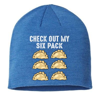 Check Out My Six Pack 6funny Giftpack Polish Pierogi Six Pack Cool Gift Sustainable Beanie