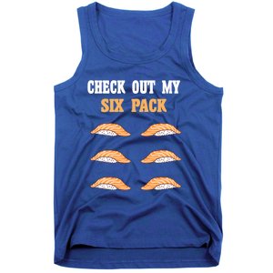 Check Out My Six 6 Pack Ebi Sushi Weightlifting Gift Tank Top