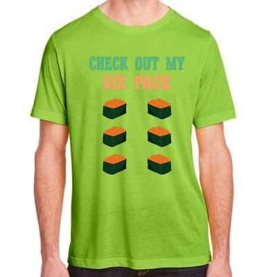 Check Out My Six 6 Pack Ikura Sushi Weightlift 'S 'S Meaningful Gift Adult ChromaSoft Performance T-Shirt