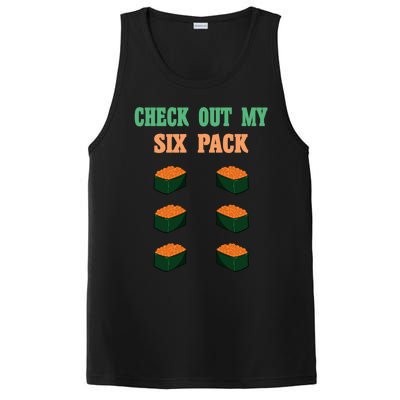 Check Out My Six 6 Pack Ikura Sushi Weightlift 'S 'S Meaningful Gift PosiCharge Competitor Tank