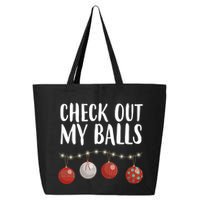 Check Out My Balls Funny Christmas Ornament 25L Jumbo Tote
