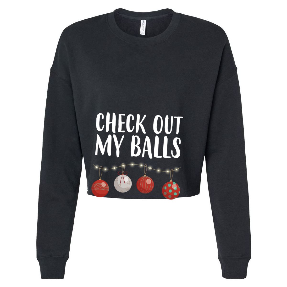 Check Out My Balls Funny Christmas Ornament Womens Tank Top