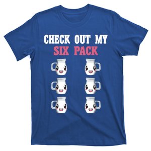 Check Out My Six 6 Pack Milk Weightlifting 'S 'S Funny Gift T-Shirt