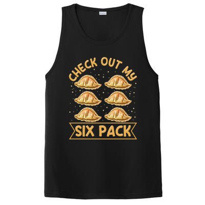 Check Out My Six Pack Design Pierogi Lover Gift PosiCharge Competitor Tank