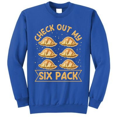 Check Out My Six Pack Design Pierogi Lover Gift Sweatshirt