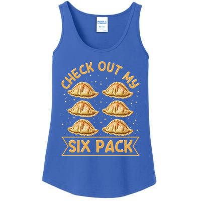 Check Out My Six Pack Design Pierogi Lover Gift Ladies Essential Tank