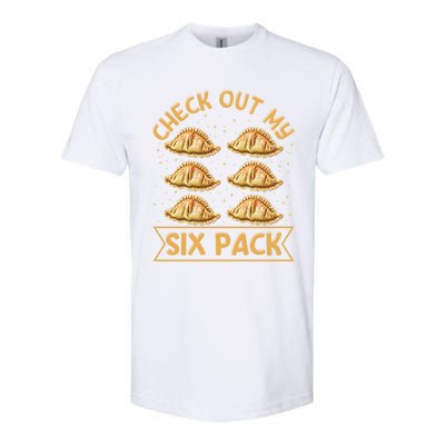 Check Out My Six Pack Design Pierogi Lover Gift Softstyle CVC T-Shirt