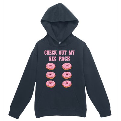 Check Out My Six 6 Pack Strawberry Donut Weightlifting Meaningful Gift Urban Pullover Hoodie