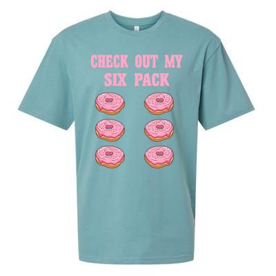 Check Out My Six 6 Pack Strawberry Donut Weightlifting Meaningful Gift Sueded Cloud Jersey T-Shirt