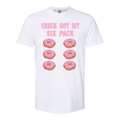 Check Out My Six 6 Pack Strawberry Donut Weightlifting Meaningful Gift Softstyle CVC T-Shirt