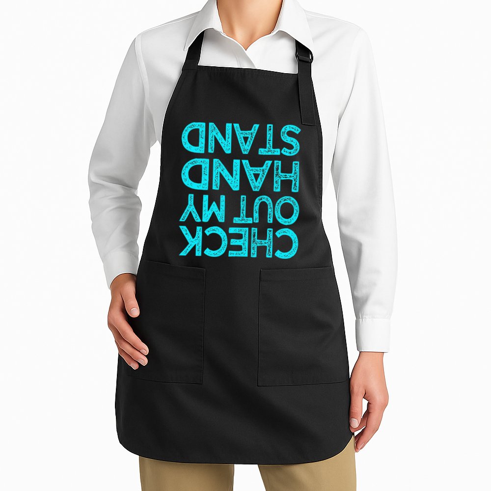 Check Out My Handstand Funny Gymnastics Gift Apron