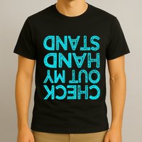 Check Out My Handstand Funny Gymnastics Gift T-Shirt