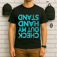 Check Out My Handstand Funny Gymnastics Gift T-Shirt