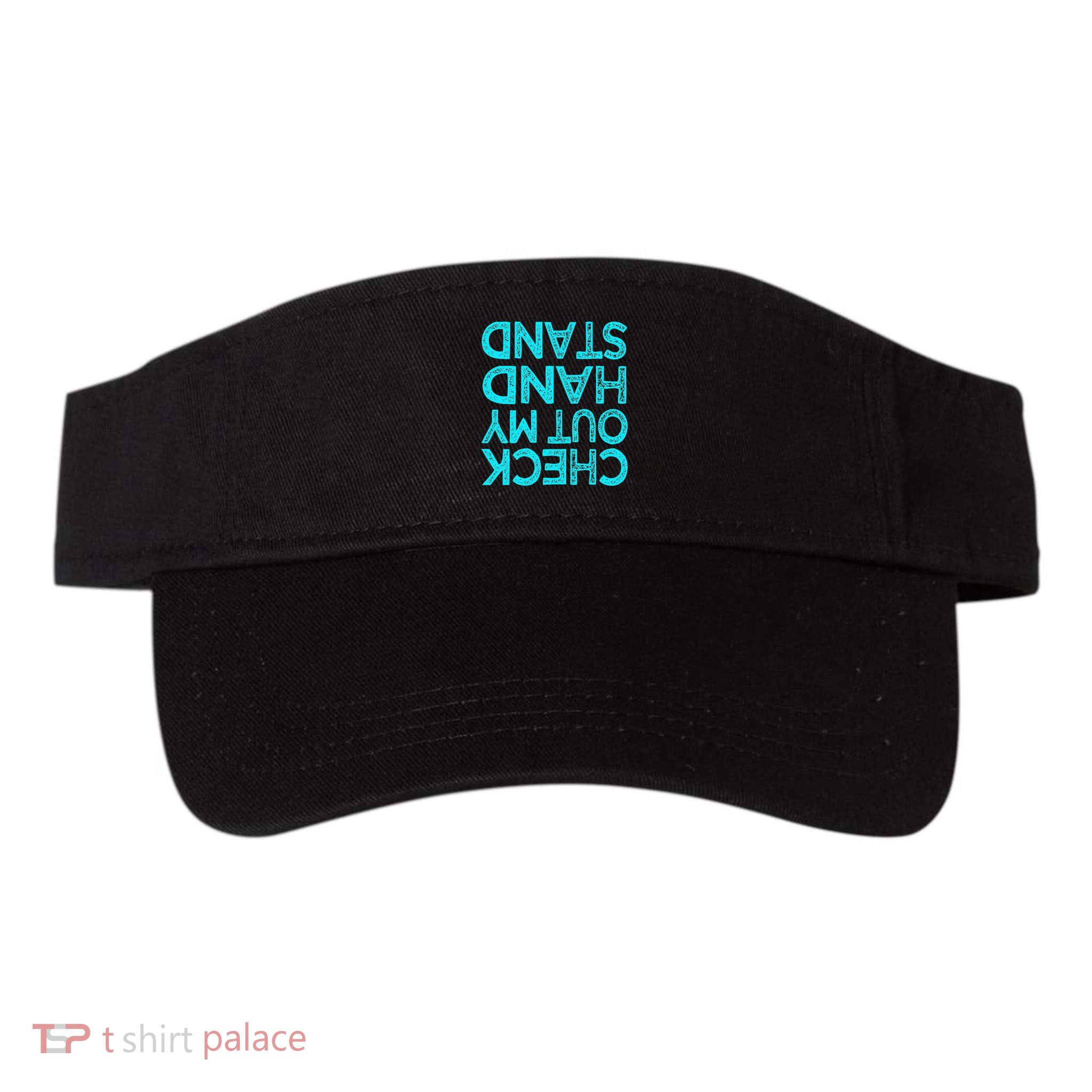 Check Out My Handstand Funny Gymnastics Gift Visor