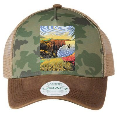 Cliffs Of Moher Landscape Nature Legacy Tie Dye Trucker Hat