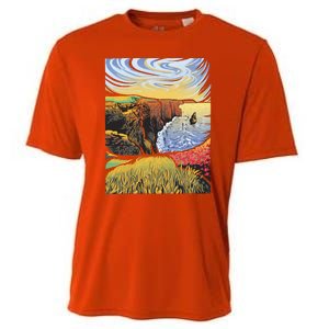 Cliffs Of Moher Landscape Nature Cooling Performance Crew T-Shirt