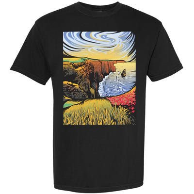 Cliffs Of Moher Landscape Nature Garment-Dyed Heavyweight T-Shirt
